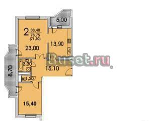 Новостройка. 2комнатная квартира в г.Пушкино Москва
