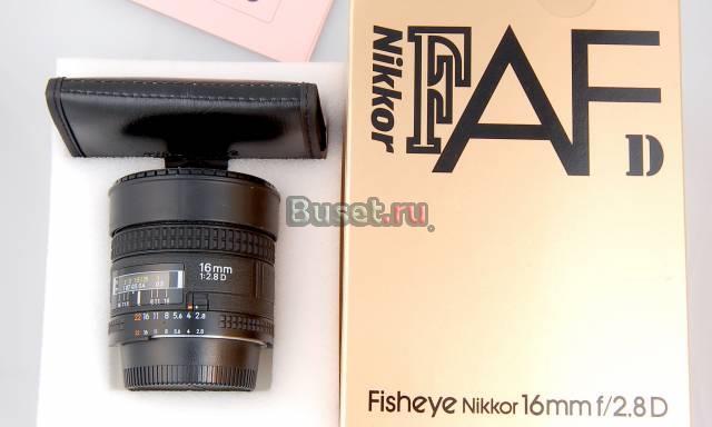 Nikon AF Fisheye-Nikkor 16/2.8D фишай Санкт-Петербург