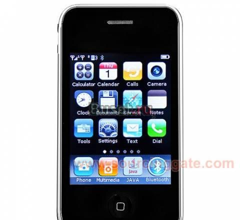 IPhone копия на две сим карты и радио Москва