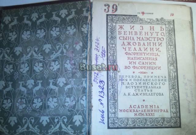 Книга жизнь Бенвенуто Котлас