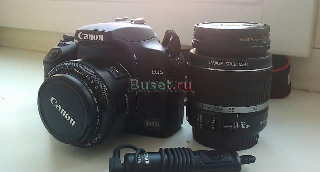Canon EOS 1000D + EF-S 18-55mm + EF 50mm F1.8 II Москва