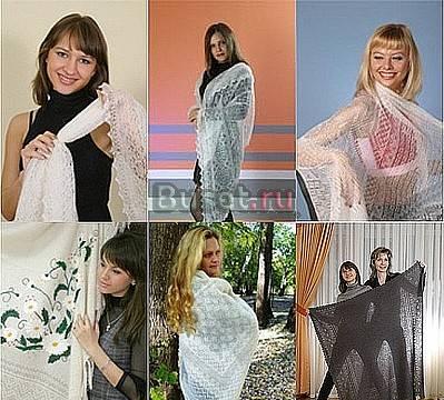 Оренбургские пуховые платки Саратов