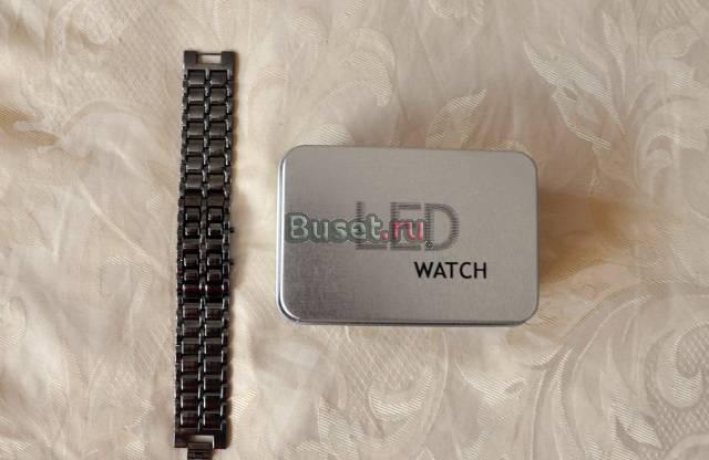 Бинарные часы Led watch, Samurai iron Москва