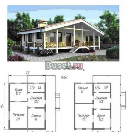 Строительство каркасного дома от 9000 руб./м2;  Москва