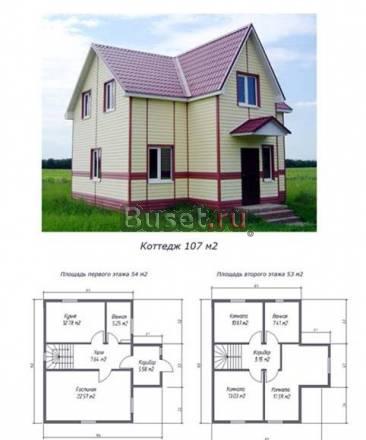 Строительство каркасного дома от 9000 руб./м2 Москва