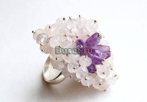 Кольцо серебро Москва