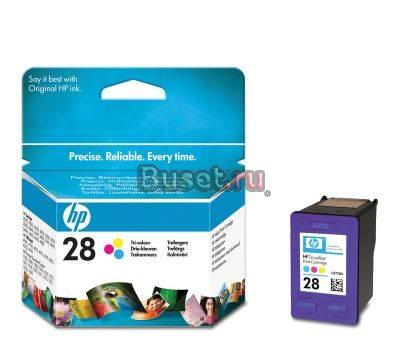 Картридж HP 28 трехцветный для принтеров Москва