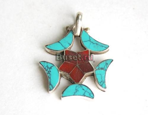 Кулон бирюза Москва