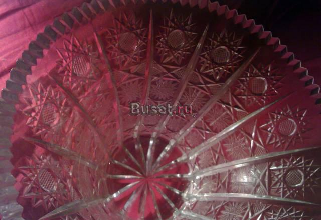 Шикарная ваза из хрусталя СССР Москва