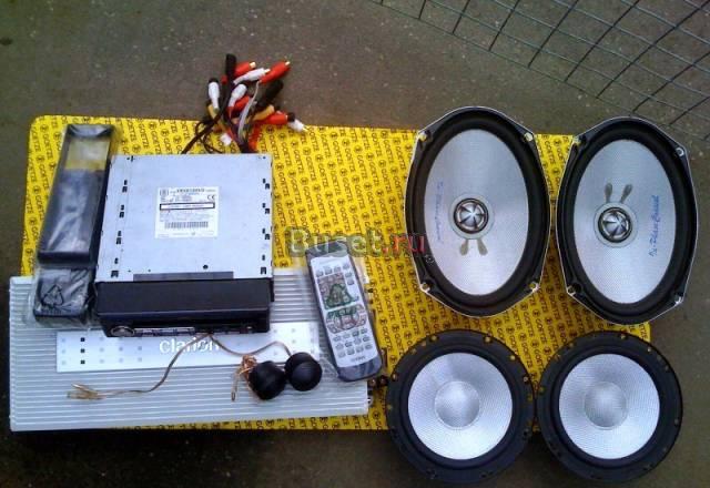 Clarion VRX878RVD + Усилитель + 6 колонок Москва