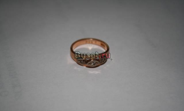 Колечко золотое с бриллиантами Волгоград