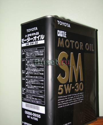 Моторное масло toyota 5W30 SM Москва