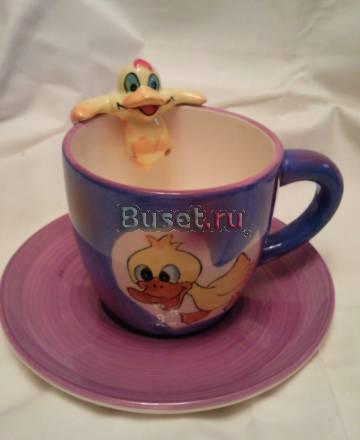 Подарочная чашка с блюдцем Москва