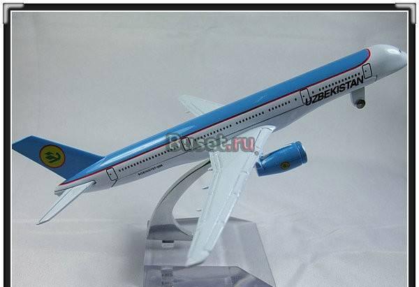 Boeing 757-200 Uzbekistan Airlines, новый, литьё Москва