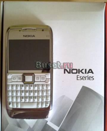 Nokia E71 White Steel полный комплект Рст без торг Москва