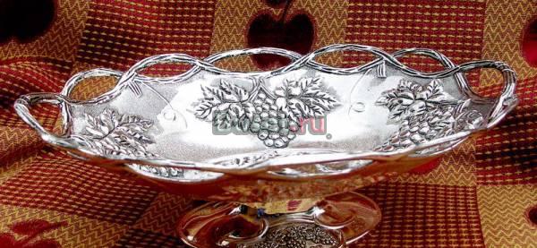 ***Подставка на ножке-мельхиор ИТАЛИЯ***  Москва