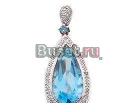 Продаю, или меняю кулон с топазами и бриллиантами Москва