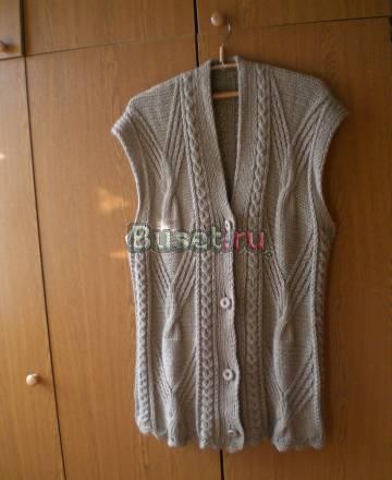 Женская вязанная безрукавква Самара