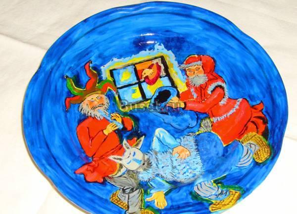 Тарелки расписные Москва