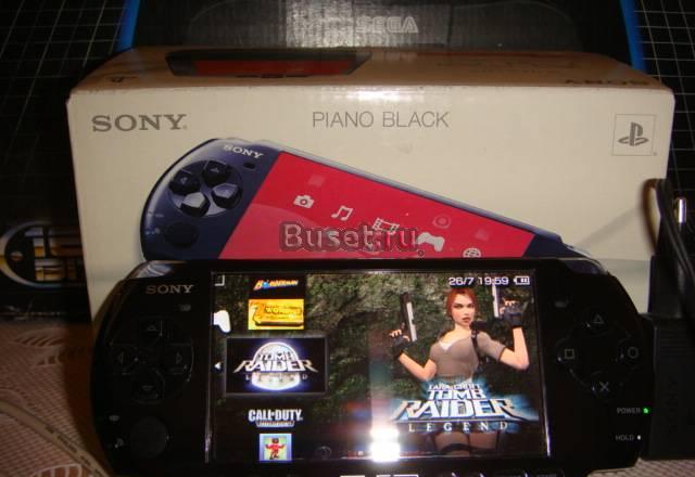 Sony PSP Slim 3008+4GB+10Игр Москва