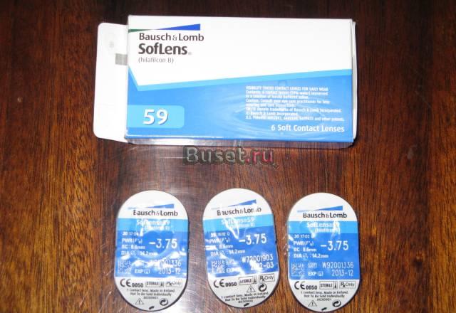 Контактные линзы SofLens 59, Bausch  Lomb Санкт-Петербург