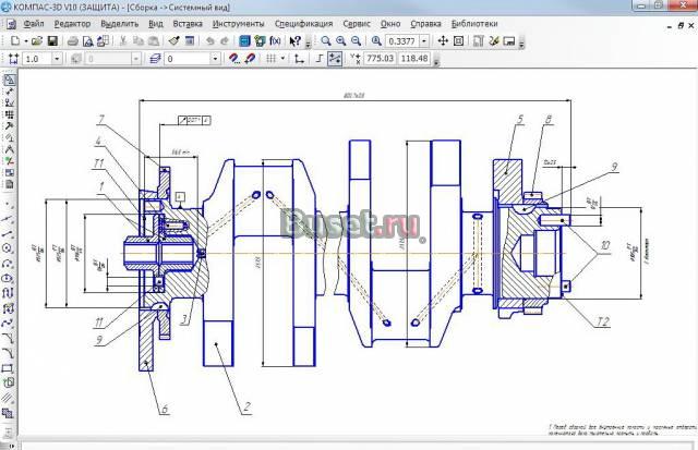 Работа в Компас 3D-V10 Санкт-Петербург