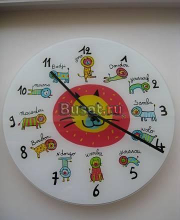 Часы настенные из Красного Куба, Италия,в коробке Москва