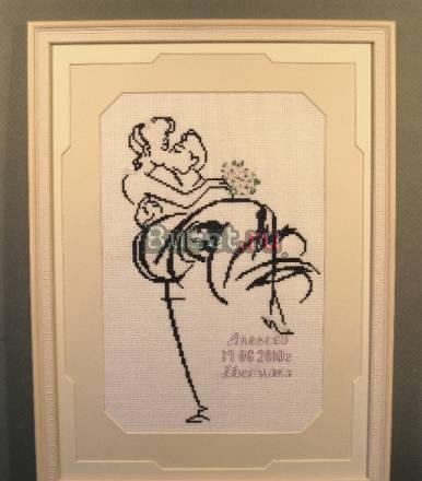 Ручная вышивка крестом на заказ-отличный подарок Москва