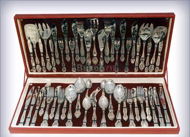 Набор столовых приборов 90 предметов Москва