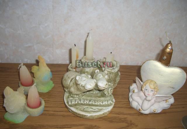 Коллекция свечек и подсвечников Москва