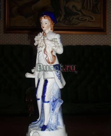 Статуэтка немецкая 19-ого века скрипач Москва