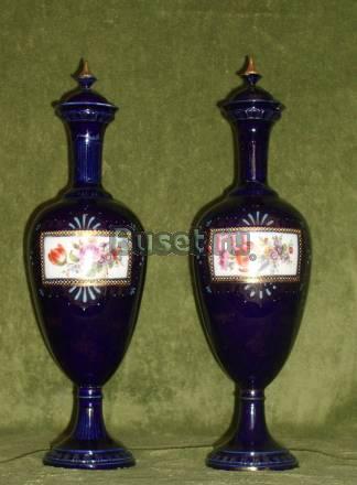 Парные австрийские вазы ХIХ-ого века. 41 см Москва