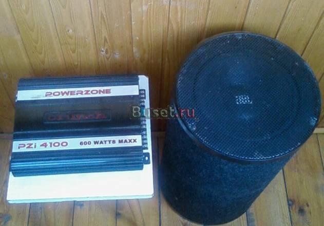 Subwoofer JBL и усилитель Crunch Москва