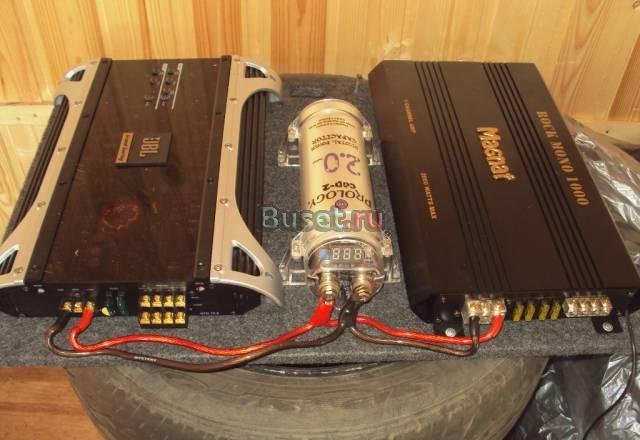 Аудио система 2усилителя,двойной саб,конденсатор Санкт-Петербург