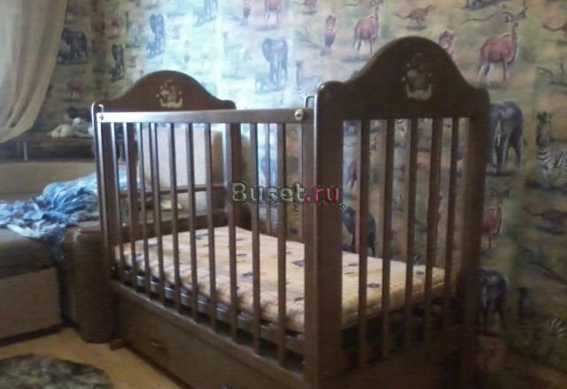 Кроватка детская,маятник+полный комплект Новосибирск