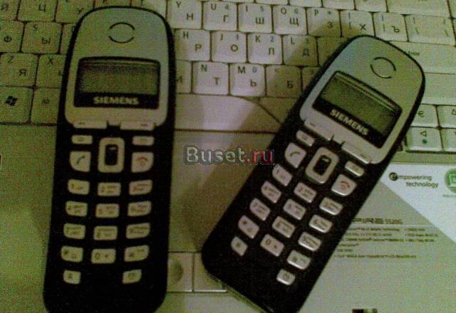 Две трубки для телефона Siemens стандарта dect Москва