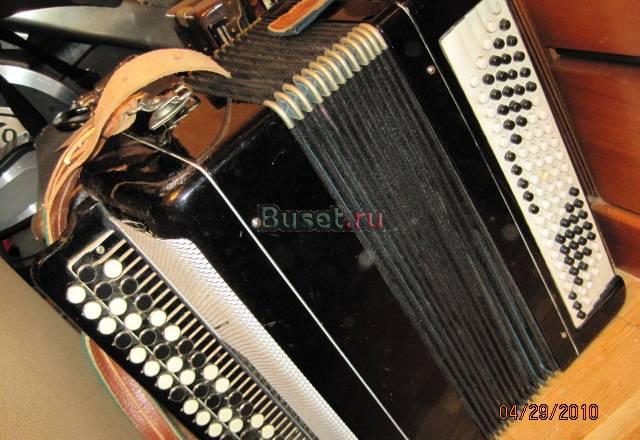 Баян тульский черно-белый  трехрядный терка в отли Москва