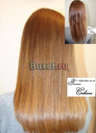 Наращивание волос для объёма Москва