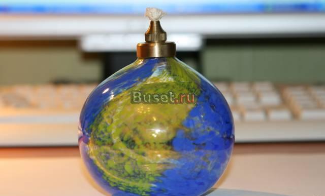 Лампа масляная, стекло, новая Москва