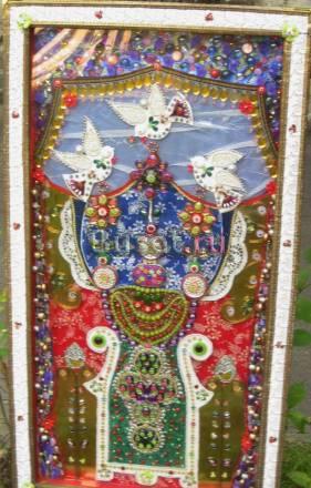 Картина - инкрустация на стекле Москва