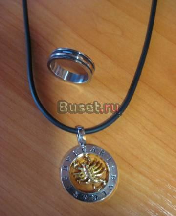 Новая подвеска Bvlgari из хирург.стали Москва