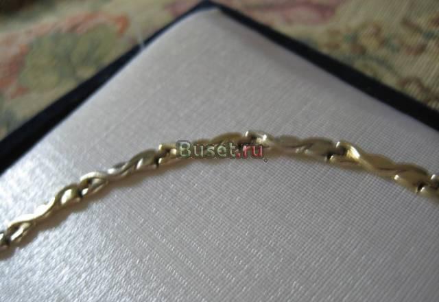 Шикарное золотое ожерелье Италия плюс подарок Москва