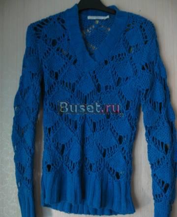 Джемпер цвета индиго Санкт-Петербург