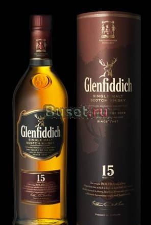 Виски "Glenfiddich" 15 лет 1л в тубе Москва