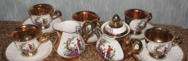 Сервиз кофейный.фаянс. 6 персон Москва