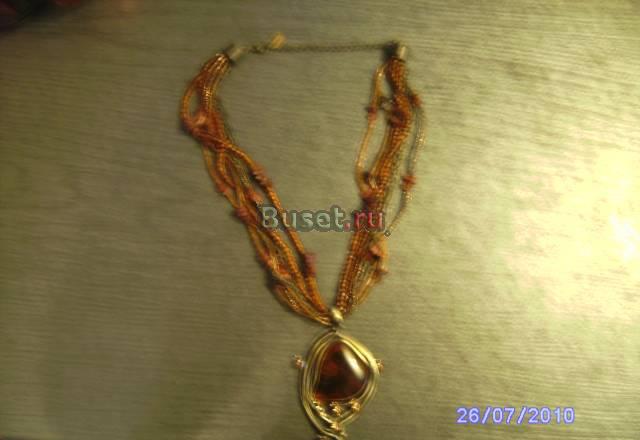 Колье из янтаря Москва