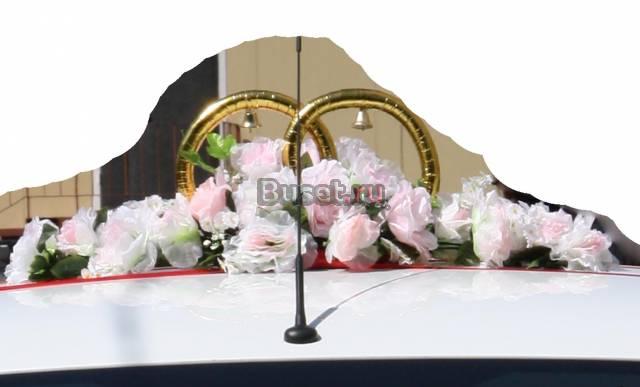 Свадебные кольца для украшения авто Москва