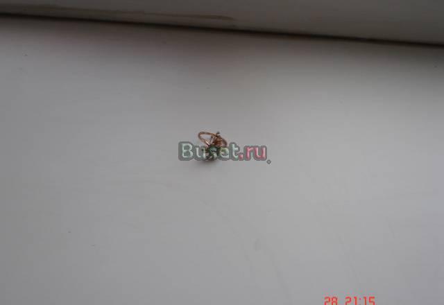 Золотое кольцо с изумрудами и бриллиантами, р.17,5 Москва