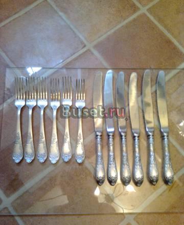Вилки и ножи. Нержавейка. 70-ые гг. СССР Москва