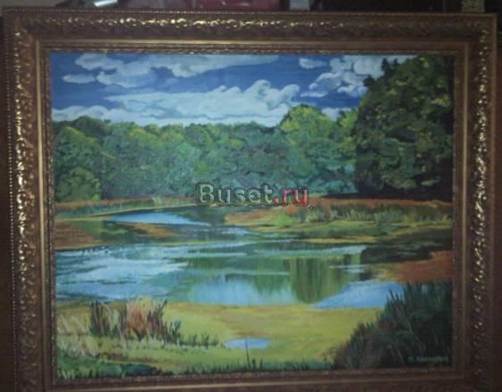 Две картины масло, холст Москва